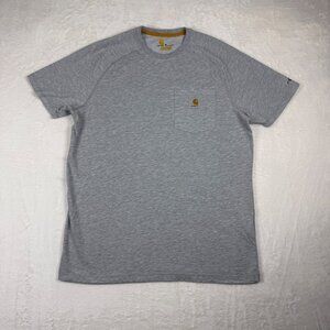 Carhartt Gray Pocket T-Shirt Men’s M Relaxed Fit Workwear Utility Tee
